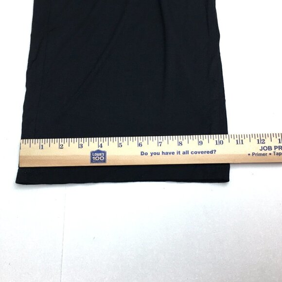 NEW Belle by Kim Gravel Black Wide Leg Pants Stretch Knit Lightweight Flowy XS - Picture 7 of 12